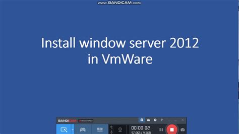 1 Install Window Server 2012 In VmWare YouTube