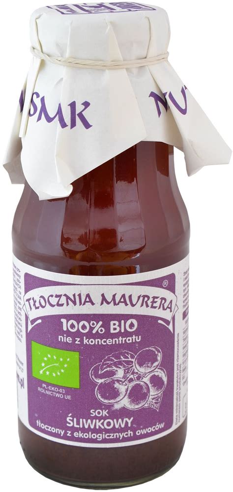 SOK ŚLIWKOWY NFC BIO 300 ml TŁOCZNIA MAURERA Sklep Ekologiczny