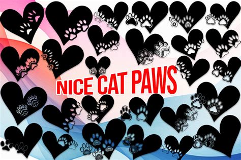 Nice Cat Paws Font By Momat Thirtyone · Creative Fabrica