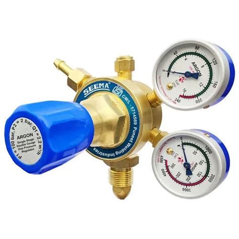 Forged Brass Single Stage Argon Gas Pressure Regulator At Best Price In