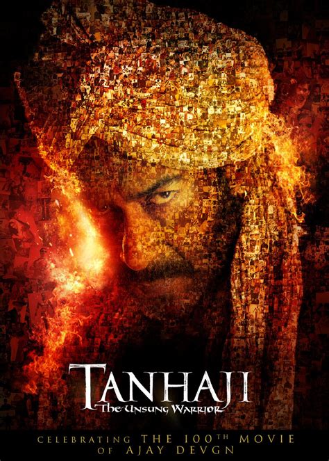 Tanhaji - The Unsung Warrior New Poster celebrates Ajay Devgn's 100 ...