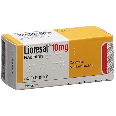 Lioresal Tabl 10 Mg Blist 50 Stk Online Bestellen