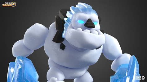 ArtStation Clash Royale Ice Golem Ocellus SERVICES Clash