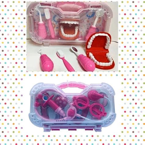 Maleta Kit Dentista Maleta M Dico Rosa Em Mini Doutora