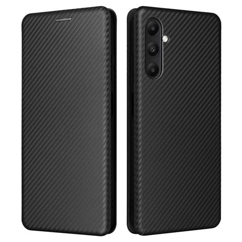 SKALO Samsung A05s 4G Carbon Fiber Pungetui Sort Elgiganten