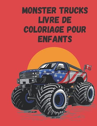 Livre De Coloriage Monster Truck Pour Enfants Camion Et Voiture