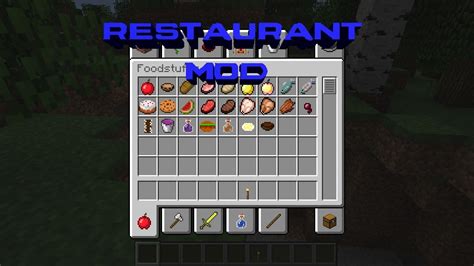 Restaurant Mod 1.3.1 Minecraft Mod