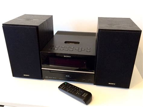 Sony Hcd Cmt Bx Dbi Hi Fi Dab Cd Player Ipod Dock Mp W Speakers