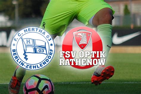 Ausw Rts Bei Der Kleinen Hertha Fsv Optik Rathenow