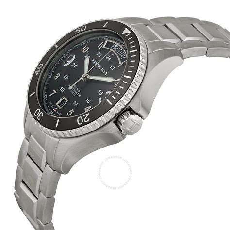 Hamilton Khaki King Scuba Automatic Black Dial Men S Watch H