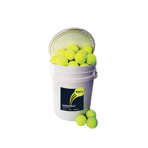 Victor Tennis Ball And Bucket 6 Dozen