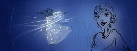 Elsa and Iduna Frozen II Show Yourself Storyboard