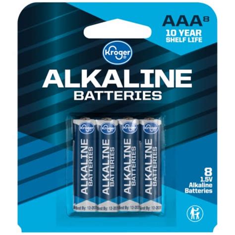 Kroger Alkaline Aaa Batteries Pack Pk King Soopers