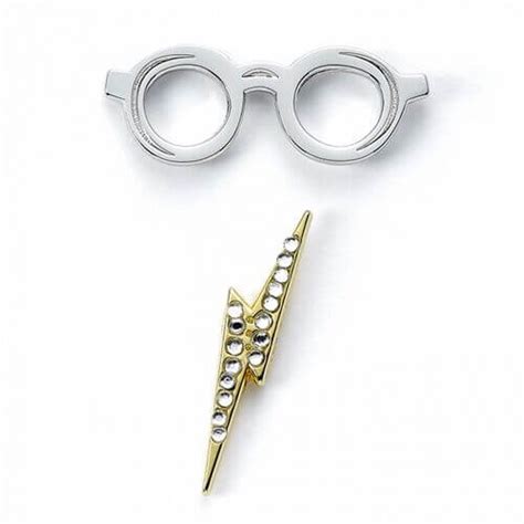 Harry Potter Glasses And Lightning Bolt Pin Badges Wizards And Wonders