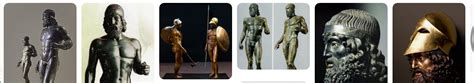 Ancient Classical Greek Bronze Riace Warrior Statue Youfine