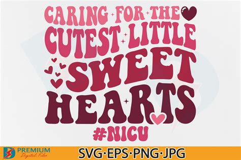 Nicu Nurse Valentine Svg Retro Gift Png Graphic By Premium Digital