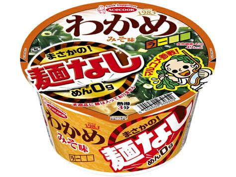 【楽天市場】エースコック わかめラー まさかの麺なし みそ味1個 価格比較 商品価格ナビ