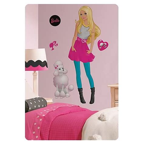 Barbie Peel And Stick Giant Wall Decal Roommates Barbie Wall