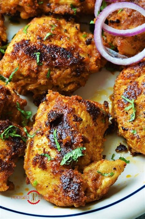 Achari Chicken Tikka Achari Murgh Tikka Recipe Foodies Terminal