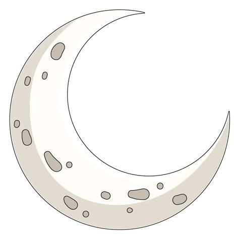 How To Draw A Crescent Moon Step By Step