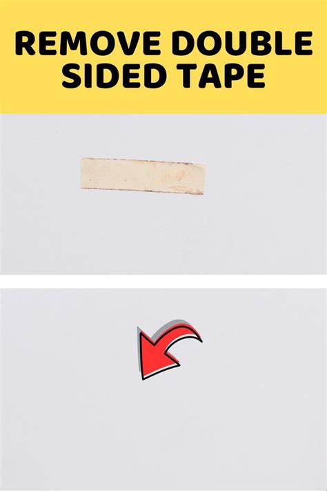 How To Remove Double Sided Tape From Walls