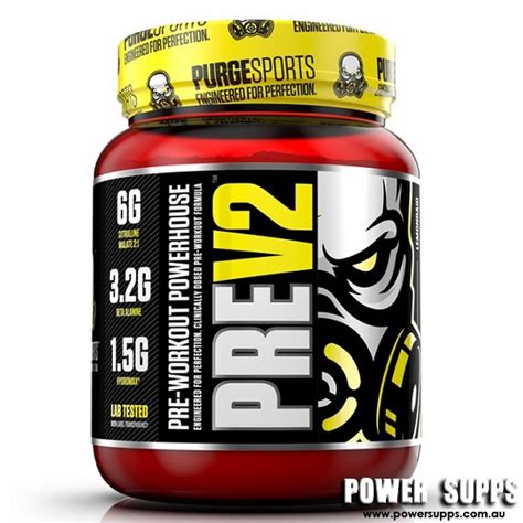 Purge Sports Pre V2 Power Supps