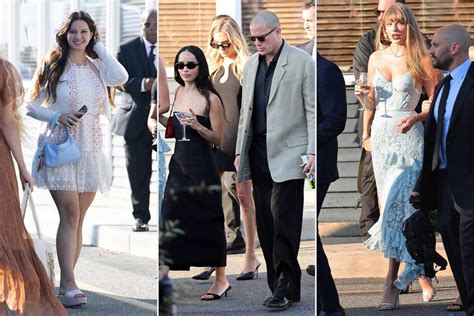 See the Celebrity Arrivals for Jack Antonoff and Margaret Qualley's Wedding