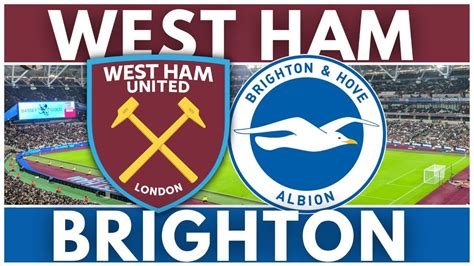 WEST HAM V BRIGHTON | LIVE | MATCH DAY PREVIEW | PREMIER LEAGUE - YouTube