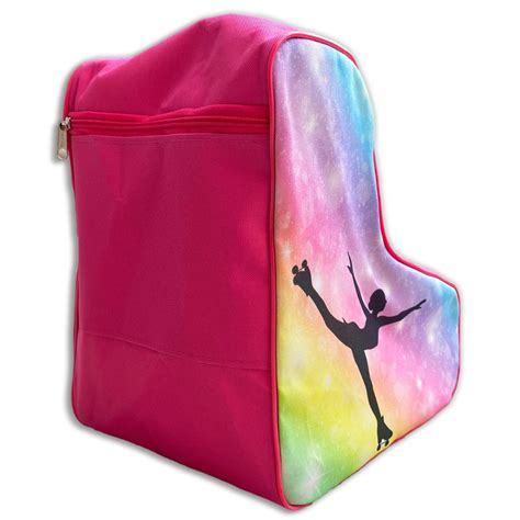 Bolso Porta Patines Patinadora Rosa Vale Doble