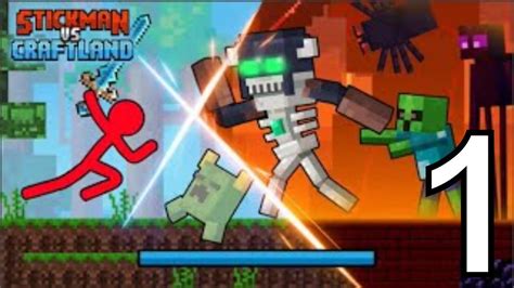 Stickman Vs Craftland Fight Walkthrough Gameplay Ios Android Level