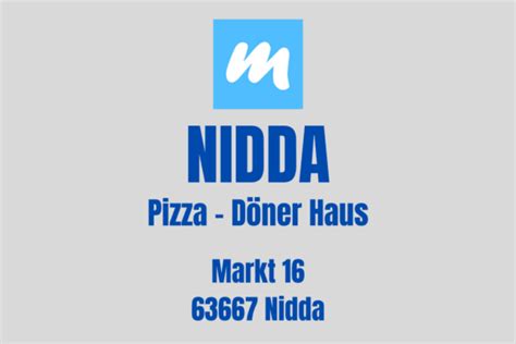 Nidda Pizza Döner Haus in Nidda