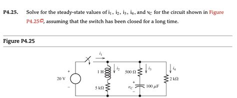 Solved Solve For The Steady State Values Of Chegg