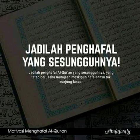 Kata Kata Penyemangat Menghafal Al Quran Jederr