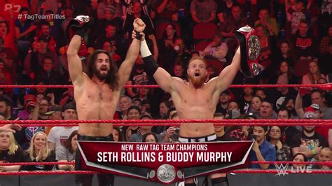 Seth Rollins Y Buddy Murphy Nuevos Campeones De Pareja Raw