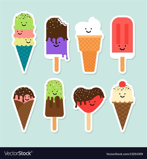 50 Ice Cream Stickers Cute To Satisfy Your Sweet Tooth