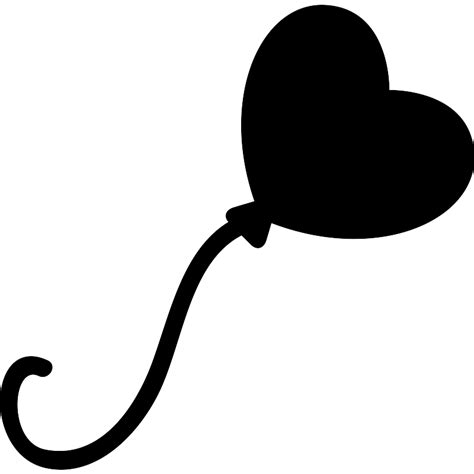 Heart Balloon Vector Svg Icon Svg Repo