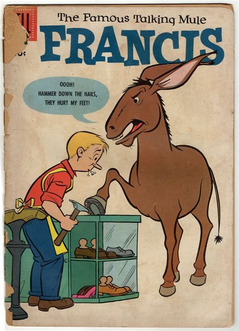 Four Color Francis Talking Mule Original Vintage Dell Comics