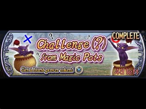 DFFOO GL Challenge From Magic Pot Novice And Master YouTube