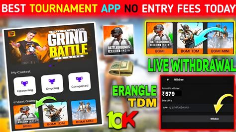 Bgmi Khel Kar Paise Kaise Kamaye 2023🤑 Best Free Tournament App For Bgmi Bgmi Tournament App