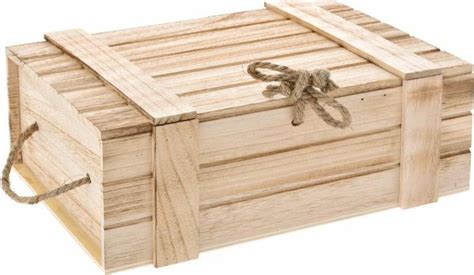 ДЪРВЕНА КУТИЯ С КАПАК 42X29X18CM | Mr Bricolage | Oferta.bg