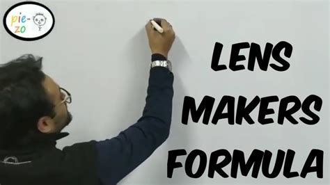 Lens Makers Formula Derivation Class 12 Important Derivations Youtube