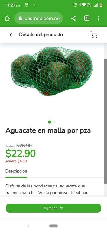 Bodega Aurrer Aguacate Hass Malla 900gr Aprox