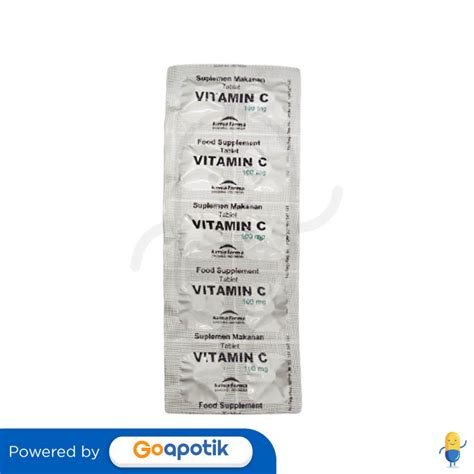 Vitamin C Kimia Farma Mg Strip Tablet Kegunaan Efek Samping