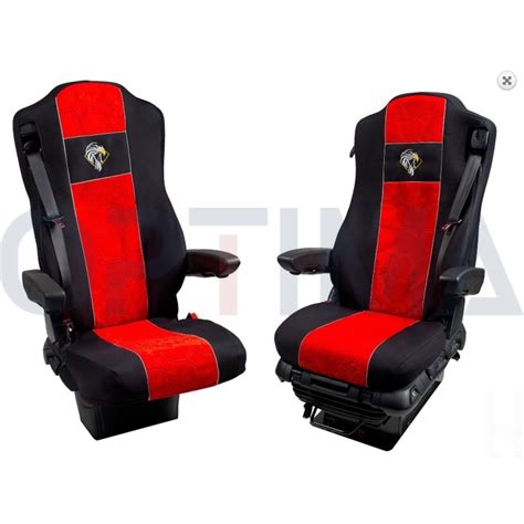 Seat Cover Red Mercedes Actros Mp