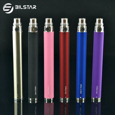 Ego C Twist Battery 1100mah Variable Voltage 3 2v 4 8v Ego C Vv 510