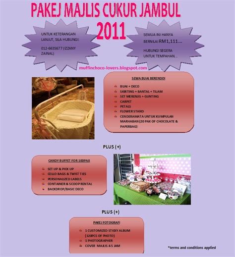 Qareesma Creation Full Package Majlis Cukur Jambul