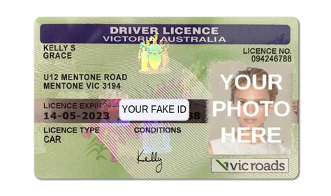 Australia Victoria Fake Id Template Your Fake Id Templates