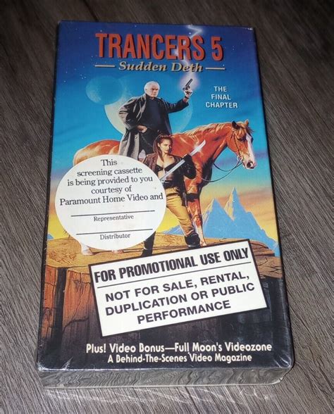 Trancers Sudden Deth Vhs For Sale Online Ebay