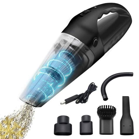 Hand Vacuum Cordless, 120W Powerful Portable Hand-Held Vacuum Wet &Dry Rechargeable Vac Cleaner ...