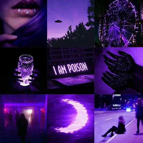 Purple Moodboard Purple Aesthetic Mood Board Inspiration Witch